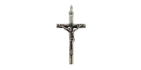 Croce con Cristo riportato in argento 925 - 3,8 cm