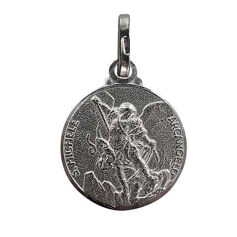 Medaglia San Michele in argento 925 - 1,4 cm