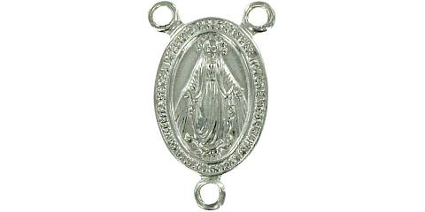 Crociera Miracolosa in argento 925 per rosario fai da te - 1,4 x 0,8 cm