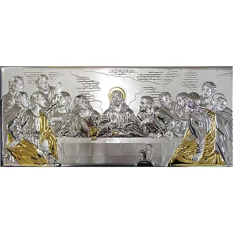 Medaglia San Giovanni Paolo II in metallo dorato e resina - 1,5 cm