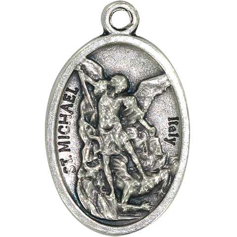 Medaglia San Michele / Angelo Custode - 2,5 x 1,5 cm (pacco da 10) 
