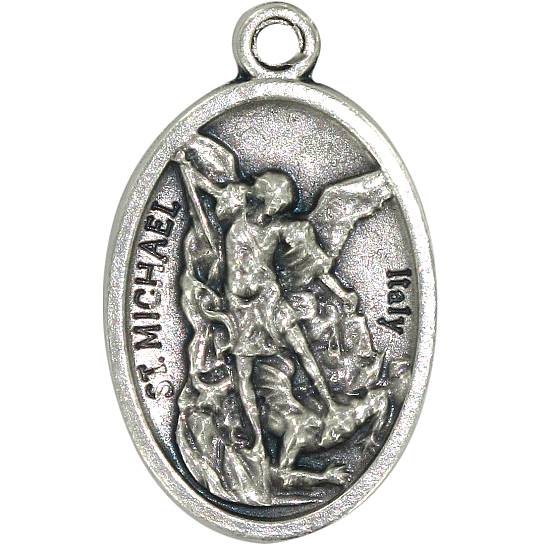 Medaglia San Michele / Angelo Custode - 2,5 x 1,5 cm (pacco da 10) 