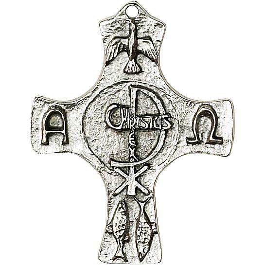 Regalo Cresima: Croce in metallo - 9 cm