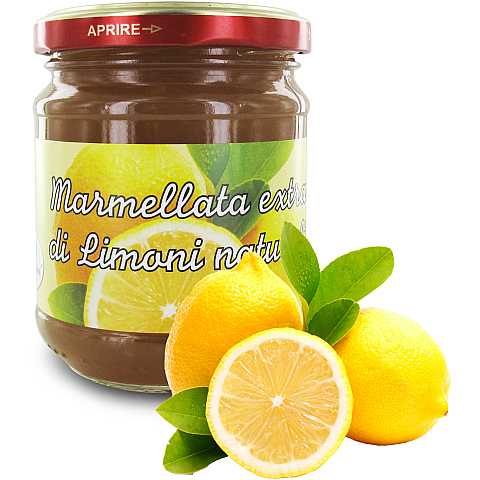 Marmellata extra di Limoni Naturali di Sant Antonio di Padova da 220 grammi