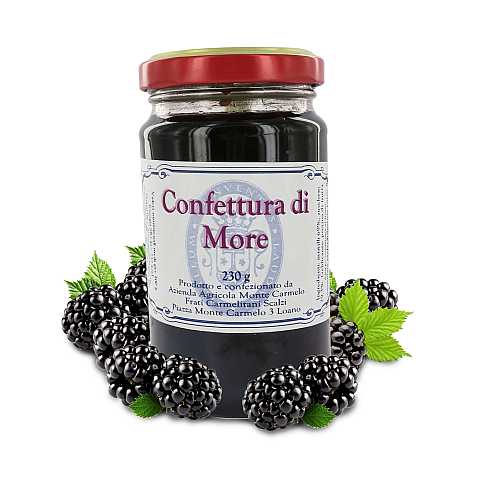 Confettura di pesche e uva dei Frati Carmelitani Scalzi - Vasetto 230g