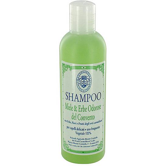 Shampoo al miele e alle erbe odorose dei Frati Carmelitani Scalzi - 250 ml