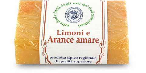 Saponetta al limone e arance dei Frati Carmelitani Scalzi - 100 g