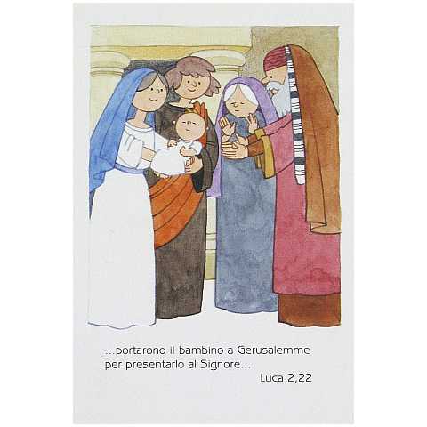 STOCK Immagine vita di Maria cm 10,5x7,5 - Sposalizio della Vergine