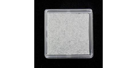 Scatolina Portarosario in plastica rigida quadrata - 4 x 4 cm