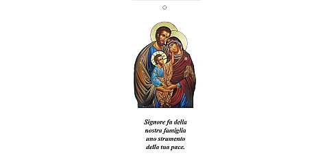 Busta porta ulivo Domenica delle Palme  Sacra Famiglia