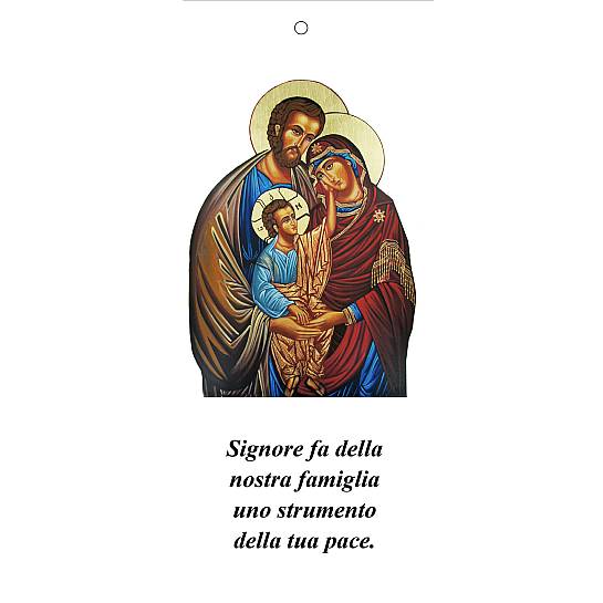 Busta porta ulivo Domenica delle Palme  Sacra Famiglia