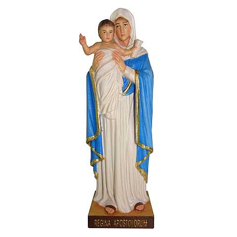 Ferrari & Arrighetti Statua della Madonna Regina Apostolorum da 15 Cm in Confezione Regalo con Segnalibro, Statuetta Personaggio Religioso con Scatola Regalo Decorativa
