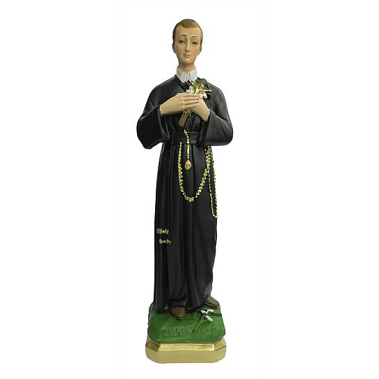 Statua San Gerardo in gesso dipinta a mano - 50 cm