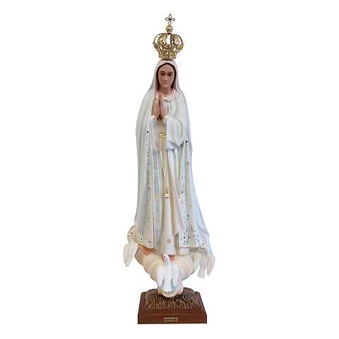 Statua della Madonna di Medjugorje da 12 cm in confezione regalo con segnalibro