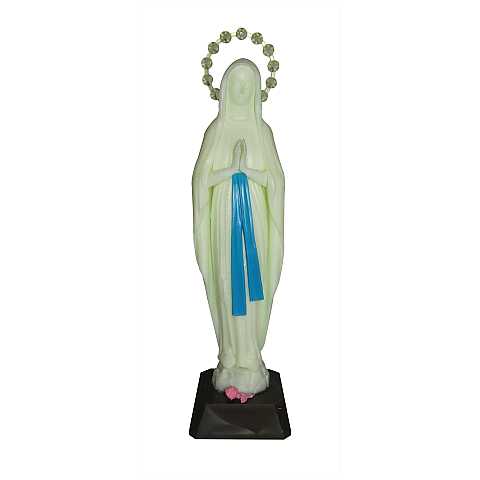 Statua Madonna Miracolosa fosforescente 14 cm