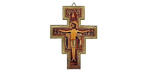Crocifisso di San Damiano stampa in rilievo - 42 x 31 cm