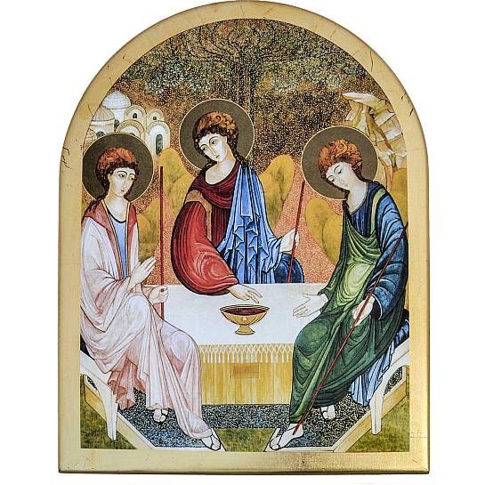 Quadro Trinità a forma d'arco - 24,7 x 32,5 cm