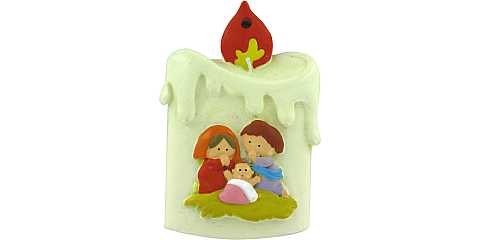 STOCK : Natività a forma di candela da 8 cm - linea bambini