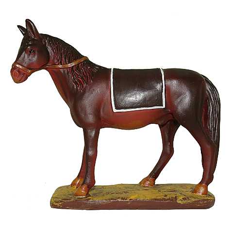 Statuine presepe: Cavallo linea Martino Landi per presepe da cm 10