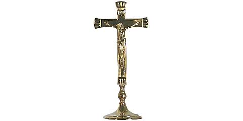 Croce in ottone senza base - 20 cm 