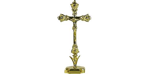 Croce su candeliere - 42 cm