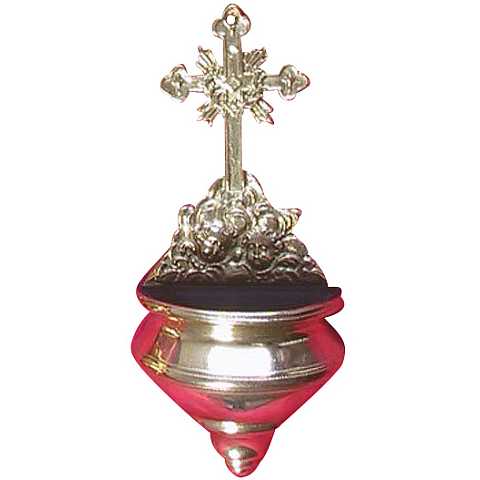 Astuccio ( kit celebrazione messa) con 3 vasetti altare dorati