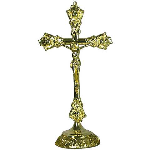 Croce su candeliere - 36 cm