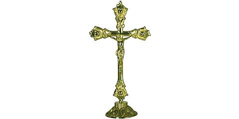 Croce su candeliere - 35 cm