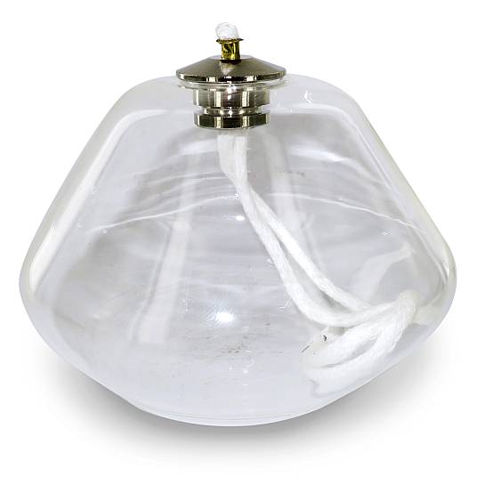 Lucerna in vetro trasparente - Ø 10 x 7 cm