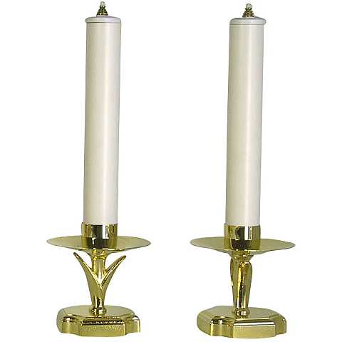 coppia candelieri 593 con finte candele