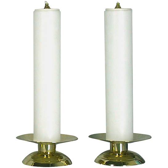 coppia candelieri 642 con finte candele