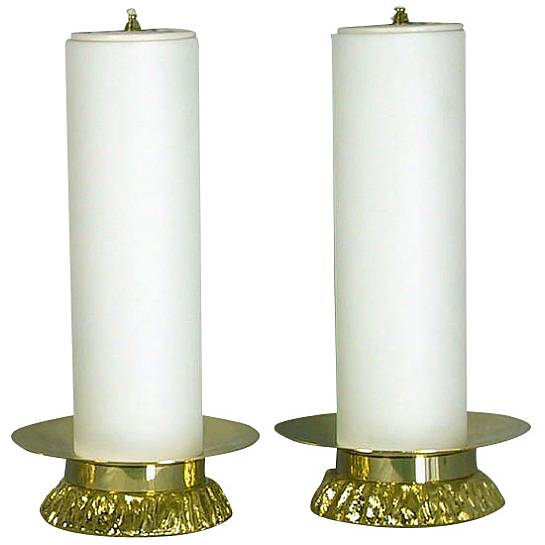 coppia candelieri 653 con finte candele