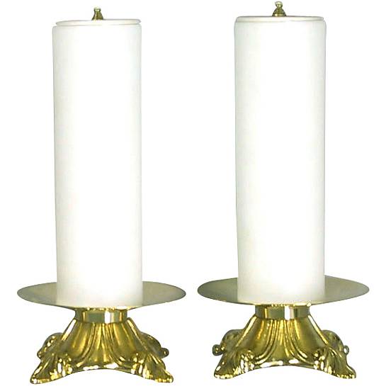 coppia candelieri 670 con finte candele