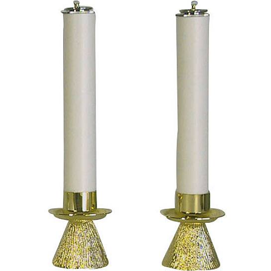 coppia candelieri 671 con finte candele