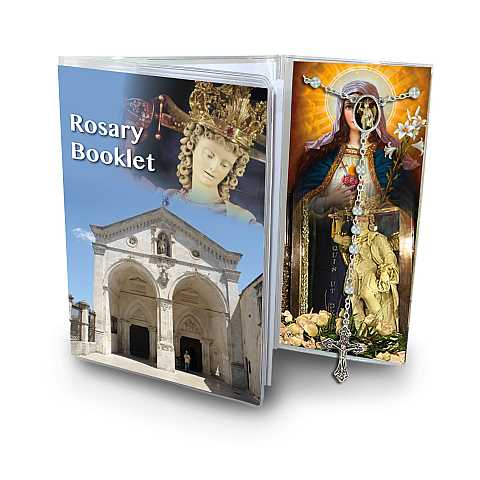 Libretto con rosario Santuario di San Michele Arcangelo  A Monte S. Angelo) - inglese