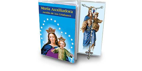 Libretto con Rosario Madonna Ausiliatrice - spagnolo