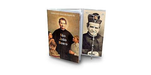 Libretto con rosario San Giovanni Bosco - portoghese