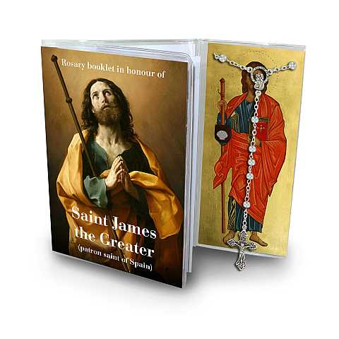 Libretto con rosario San Giacomo il maggiore - inglese