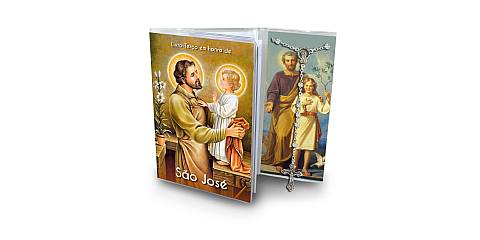 Libretto con rosario San Giuseppe - portoghese