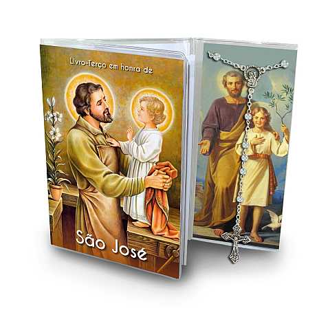 Libretto con rosario San Giuseppe - portoghese