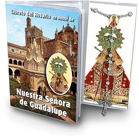 Libretto con Rosario Madonna di Guadalupe (Spagna) - spagnolo