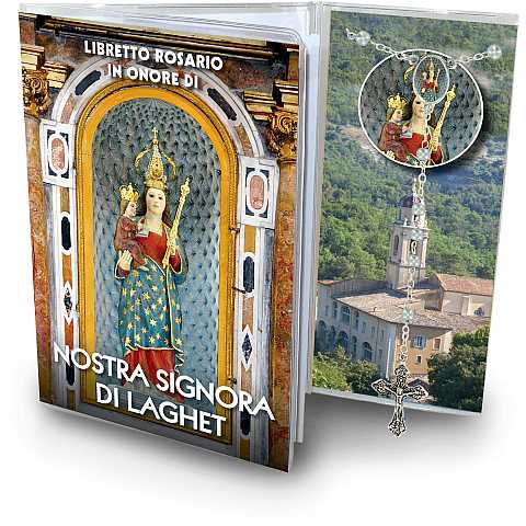 Libretto con Rosario Notre Dame de Laghet - italiano