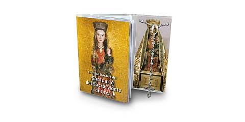 Libretto con rosario Santuario del Sacro Monte di Crea - Italiano