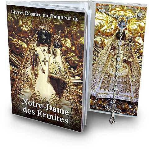Libretto con Rosario Madonna di Einsiedeln - francese