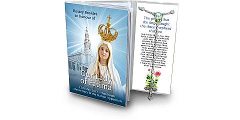 Libretto con rosario Santuario della Madonna di Fatima - inglese