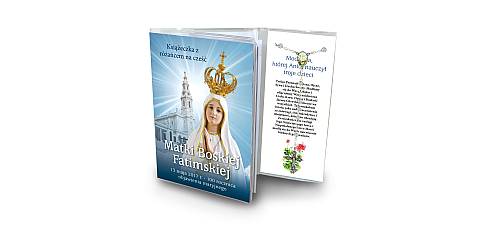 Libretto con rosario Santuario della Madonna di Fatima - polacco