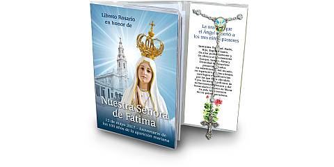 Libretto con rosario Santuario della Madonna di Fatima - spagnolo