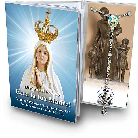 Libretto con rosario Madonna di Fatima 