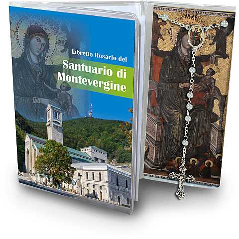 Libretto con rosario Santuario di Montevergine - Italiano