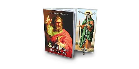 Libretto con rosario San Paolo apostolo - inglese